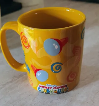 Tazza Disney Pluto Gialla Ceramica