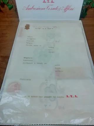 Lenzuola in pizzo vintage Ambrosiana Tessuti & Aff