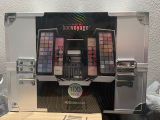 Maletín de maquillaje Bon Voyage 100 piezas nuevo
