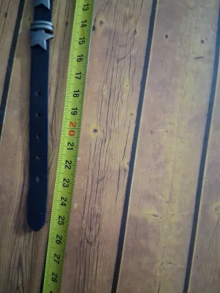 Pulsera con estrellas y hebilla 26 cm.