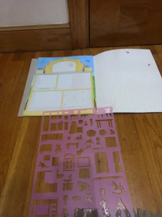 Libro pegatinas de casitas.Create your sweet home