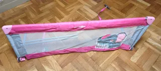 Barrera de Cama Plegable infantil rosa