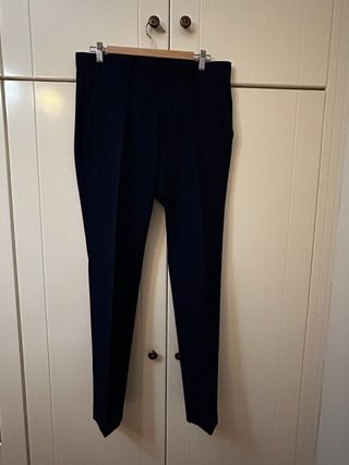 Pantalón Zara Azul Marino Talla 40