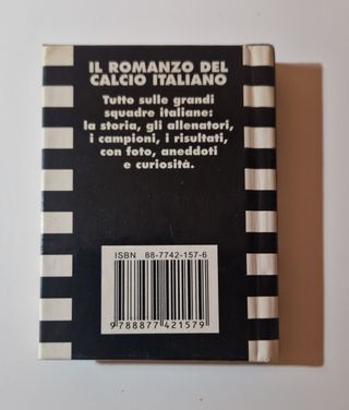 Mini libro vintage juventus "Il romanzo del calcio