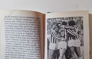 Mini libro vintage juventus "Il romanzo del calcio