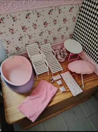 Set Barbie Spa Vintage Meritus 1984