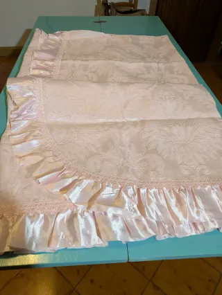 Copriletto Piqué Rosa Vintage