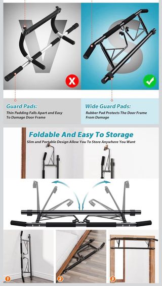 Barra para puerta dominadas NUEVA