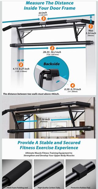 Barra para puerta dominadas NUEVA