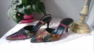 Talla 36 - Zapatos estampados de tacón Gino Vaello