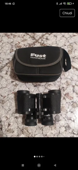 Binocolo Fust Novatronic 8X30 con custodia