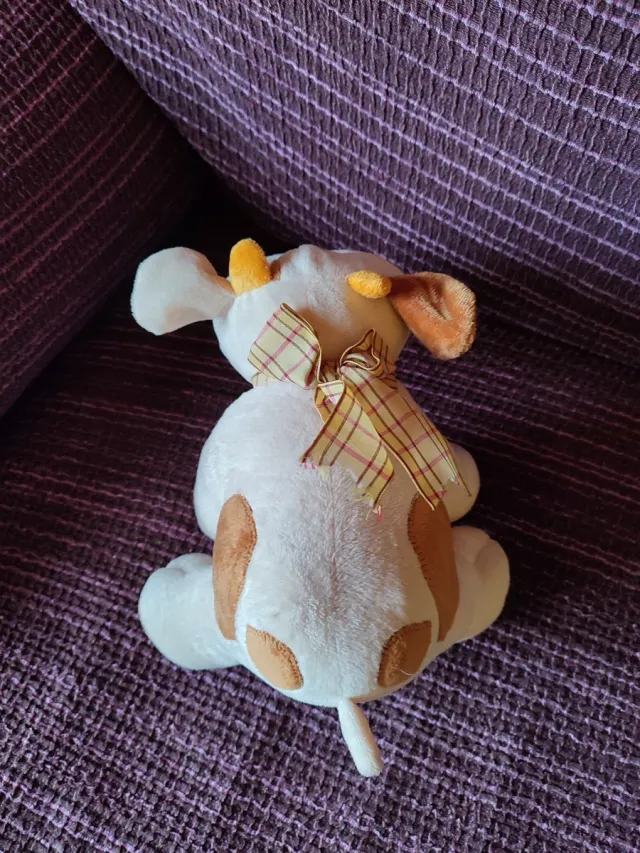 Peluche de vaca adorable Asturias con Lazo