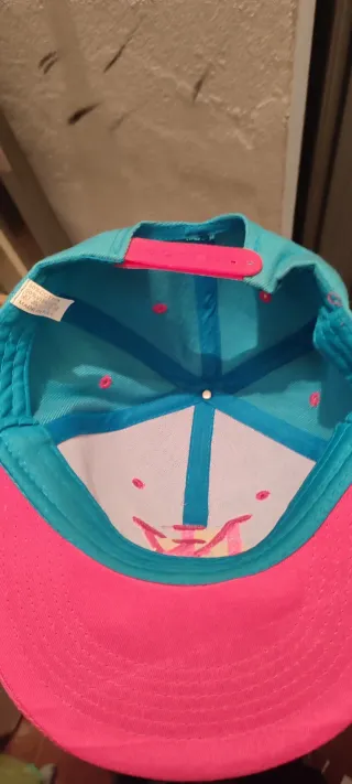 Cappellino NY Blu e Rosa