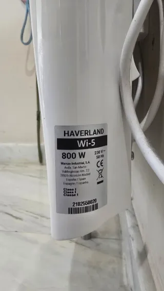 Radiador eléctrico Haverland Blanco