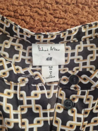 Camisa H&M Vintage Estampada Nueva