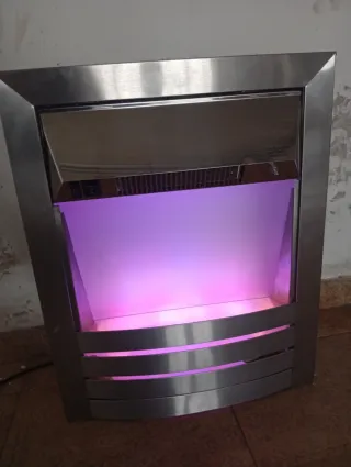 Chimenea eléctrica moderna