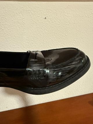 Mocasines negros charol