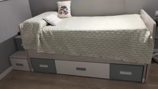 Cama compacta infantil 90x200 x2