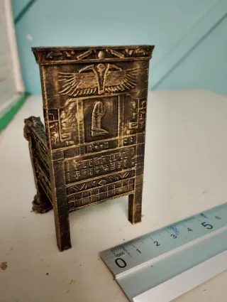 Silla Egipcia Miniatura Decorativa