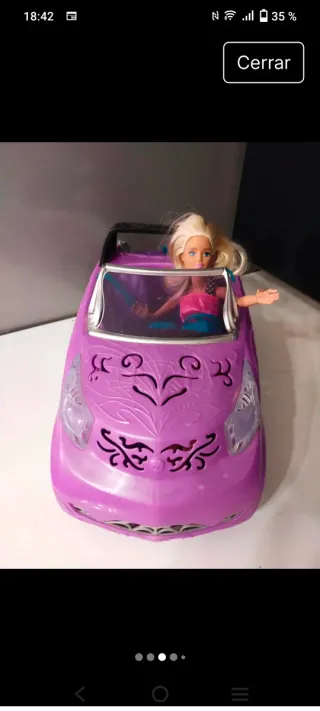 Coche Barbie/Monster High Morado