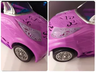 Coche Barbie/Monster High Morado