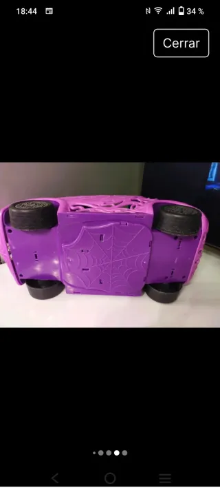 Coche Barbie/Monster High Morado