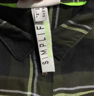 Blusa Street One cuadros Talla M