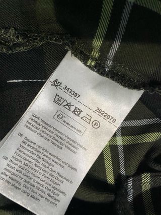 Blusa Street One cuadros Talla M