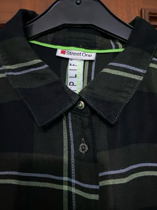 Blusa Street One cuadros Talla M