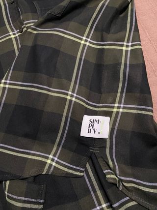 Blusa Street One cuadros Talla M