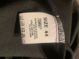 Abito donna nero elasticizzato