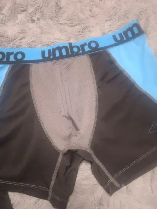 Pack 2 boxers Umbro hombre negro/azul