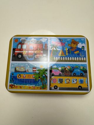 4 Puzzles Infantiles Temáticos de viaje.