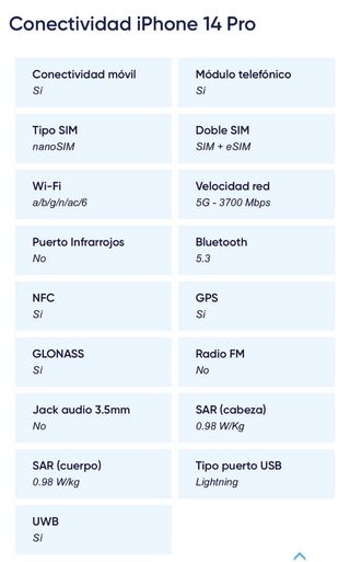 iPhone 14 Pro 128GB Morado Precio Negociable