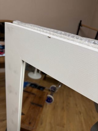 2 Espejos Marco Blanco