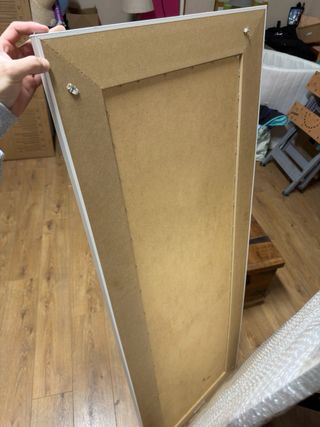 2 Espejos Marco Blanco