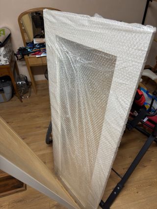 2 Espejos Marco Blanco