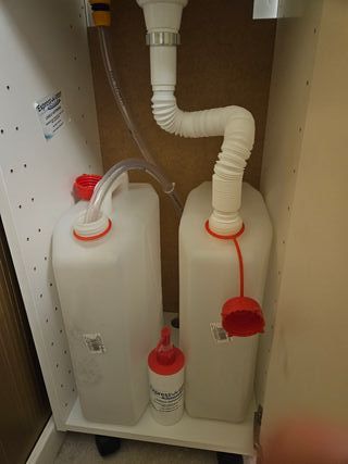 Fregadero Portátil Blanco Nuevo