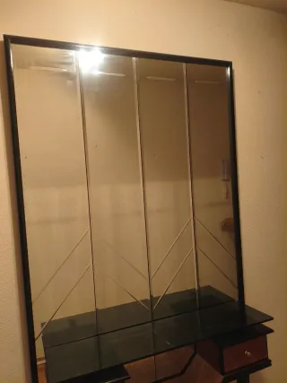 Mueble recibidor con espejo