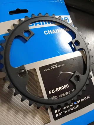 Corona Shimano Ultegra FC-R8000 39T 11v nuova