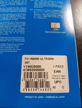 Corona Shimano Ultegra FC-R8000 39T 11v nuova