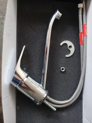 Grifo Monomando Fregadero Artic Alto