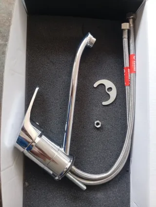 Grifo Monomando Fregadero Artic Alto