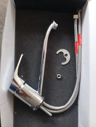 Grifo Monomando Fregadero Artic Alto