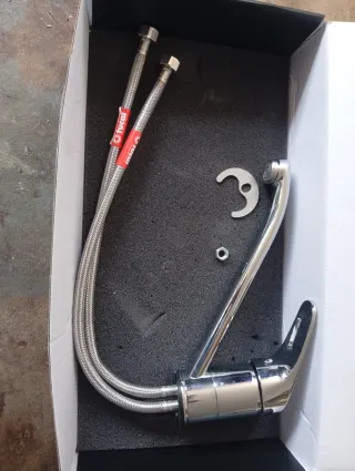 Grifo Monomando Fregadero Artic Alto