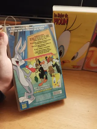 Pack 6 Películas VHS Looney Tunes