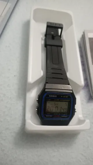 Reloj Casio Vintage F-91W Negro