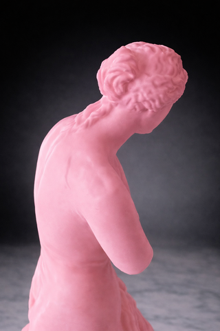 Venere di Milo design - Scultura rosa 25cm