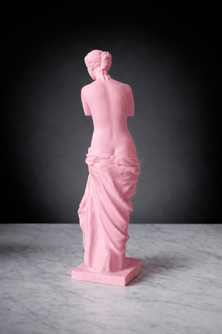 Venere di Milo design - Scultura rosa 25cm