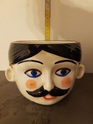 Coppia vasi in ceramica Vintage Designer